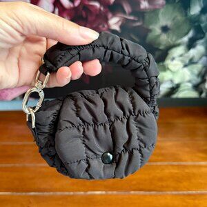 NEW Black Mini Cloud Bag Charm with Magnetic Closure